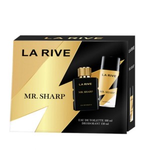 Парфюмерный набор MR. SHARP Men LA RIVE Парфюмерная вода 100 мл + дезодорант 150мл