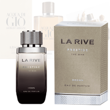 PRESTIGE BROWN THE MAN парфюмерная вода LA RIVE | VS аромата Acqua Di Gio Absolu Armani