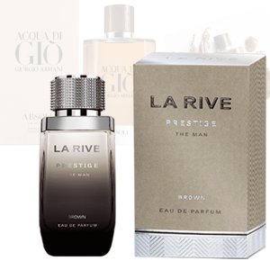 PRESTIGE BROWN THE MAN парфюмерная вода LA RIVE | VS аромата Acqua Di Gio Absolu Armani